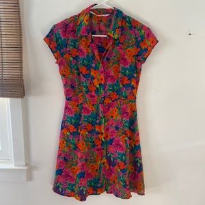Zara mini floral dress